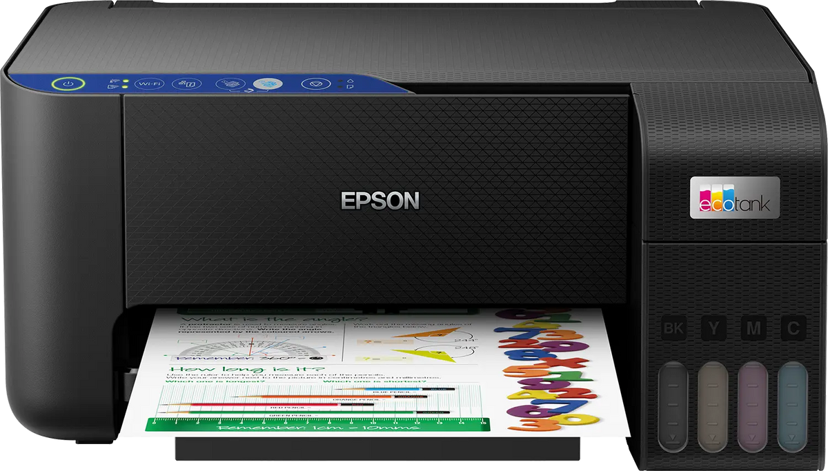 Epson L3252 Wireless Printer with 1 Black Ink Bottle