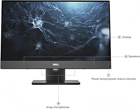 Dell OptiPlex 7480 All-in-One | Core i5 10th Gen | 8GB RAM | 256GB SSD | 24-inch Non-Touch