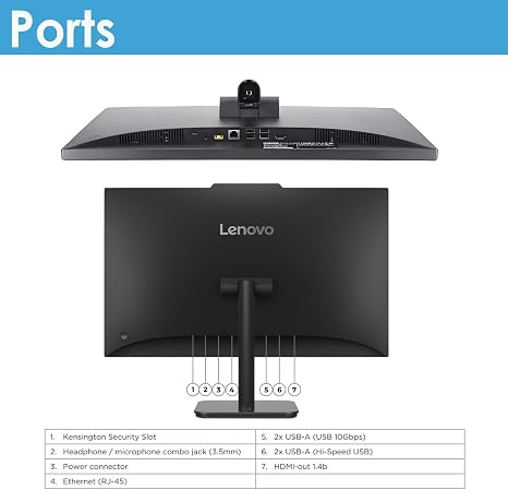 Lenovo ThinkCentre M920z All-in-One | Core i5 8th Gen | 8GB RAM | 256GB SSD | Non-Touch