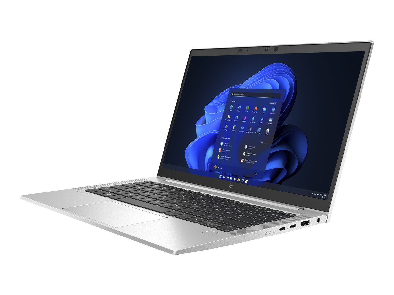 HP EliteBook 830 G8 laptop with Intel Core i7, 16GB RAM, 512GB SSD, touchscreen display, pre-owned and ex-UK.