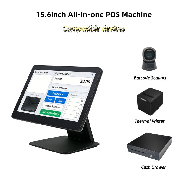 Double Screen All-in-One POS i5/8/128GB SSD