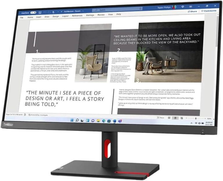Lenovo S27-4e 27" FHD Monitor | IPS Panel | 100Hz | HDMI & VGA | 3-Year Warranty