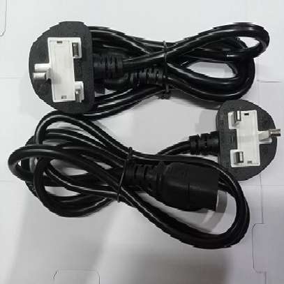 Flower Power Cable (3-Pin, White Fuse) for Laptop Chargers