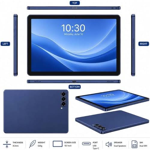 Modio M49 Tablet | 12GB RAM | 512GB Storage