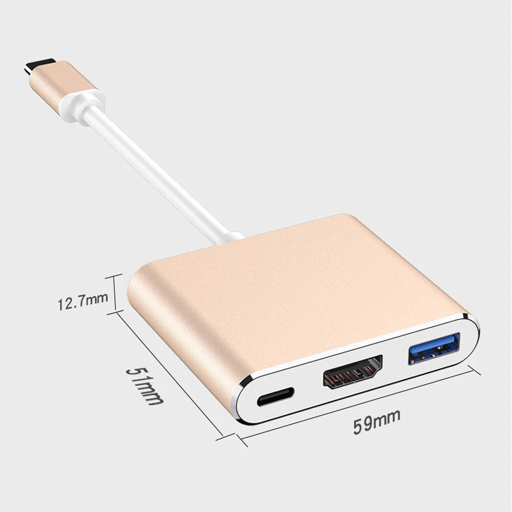 Type-C 3-in-1 Adapter
