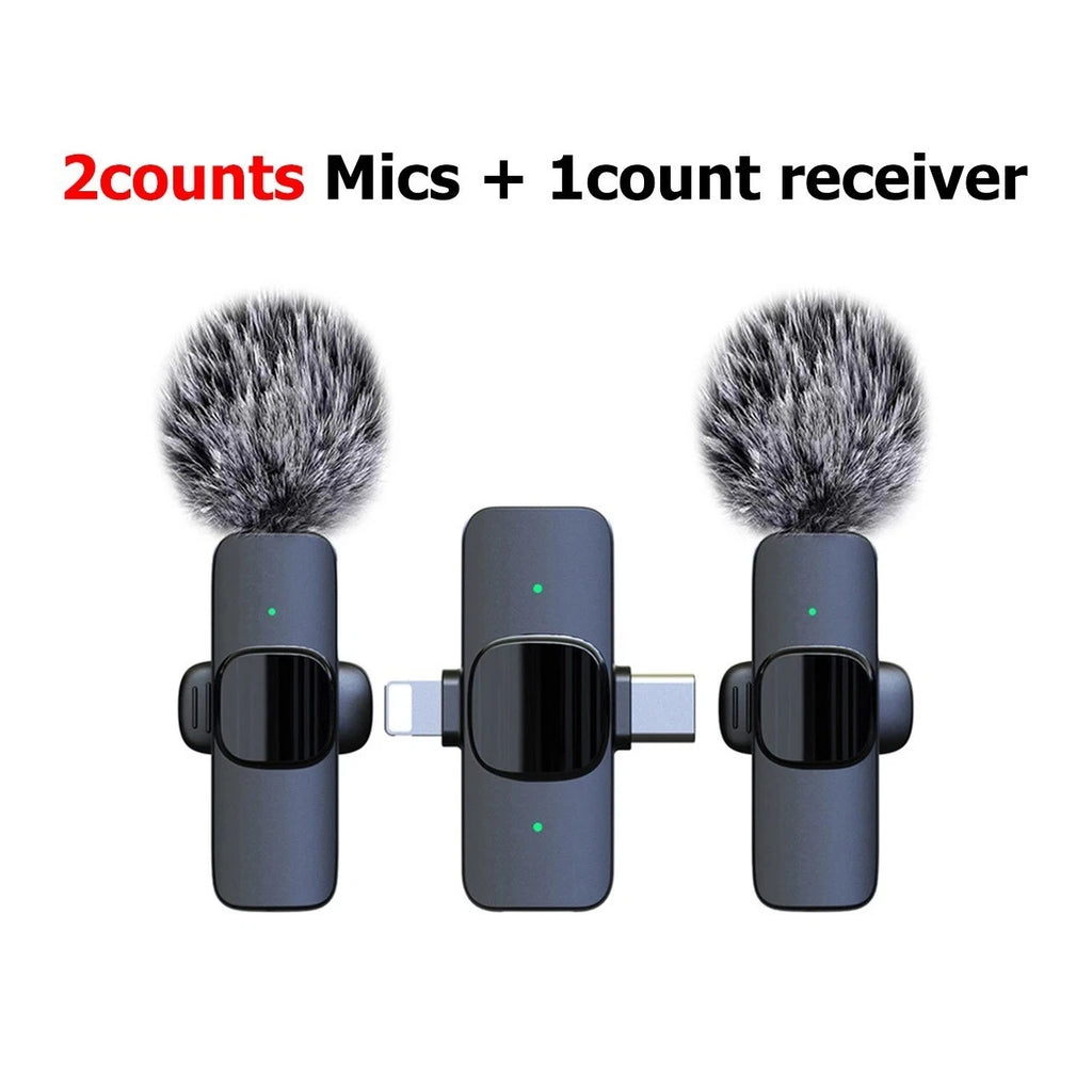 Wireless Lapel Microphone – Compatible with All Phones