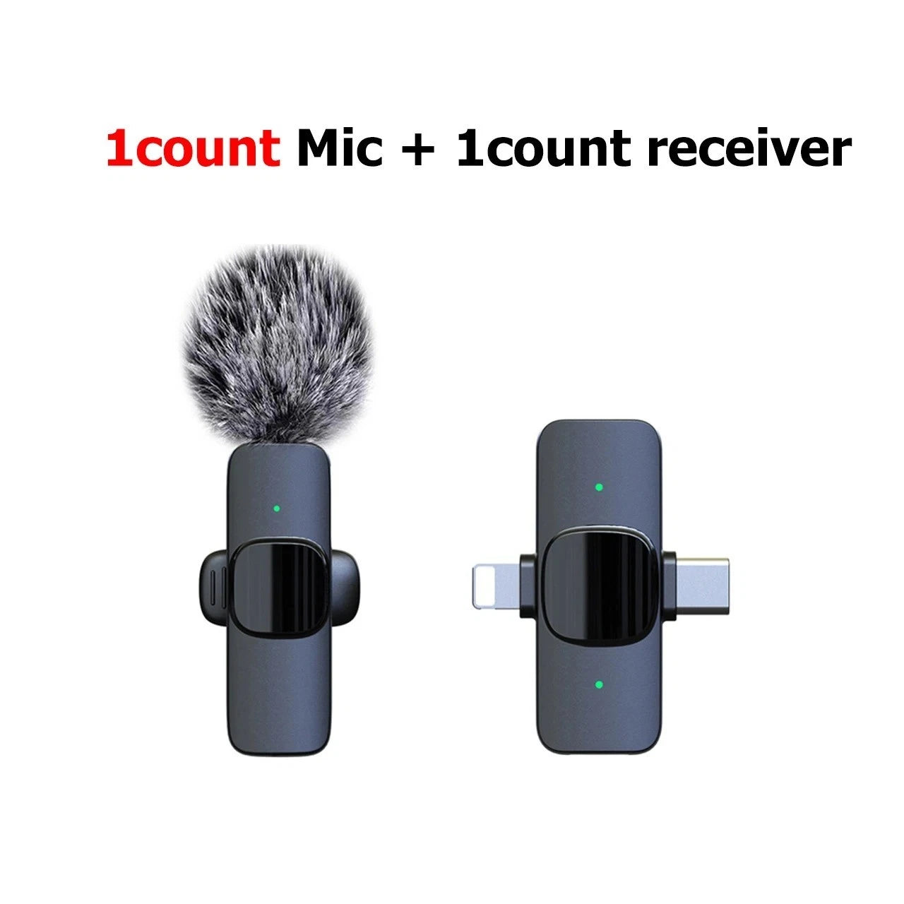 Wireless Lapel Microphone – Compatible with All Phones