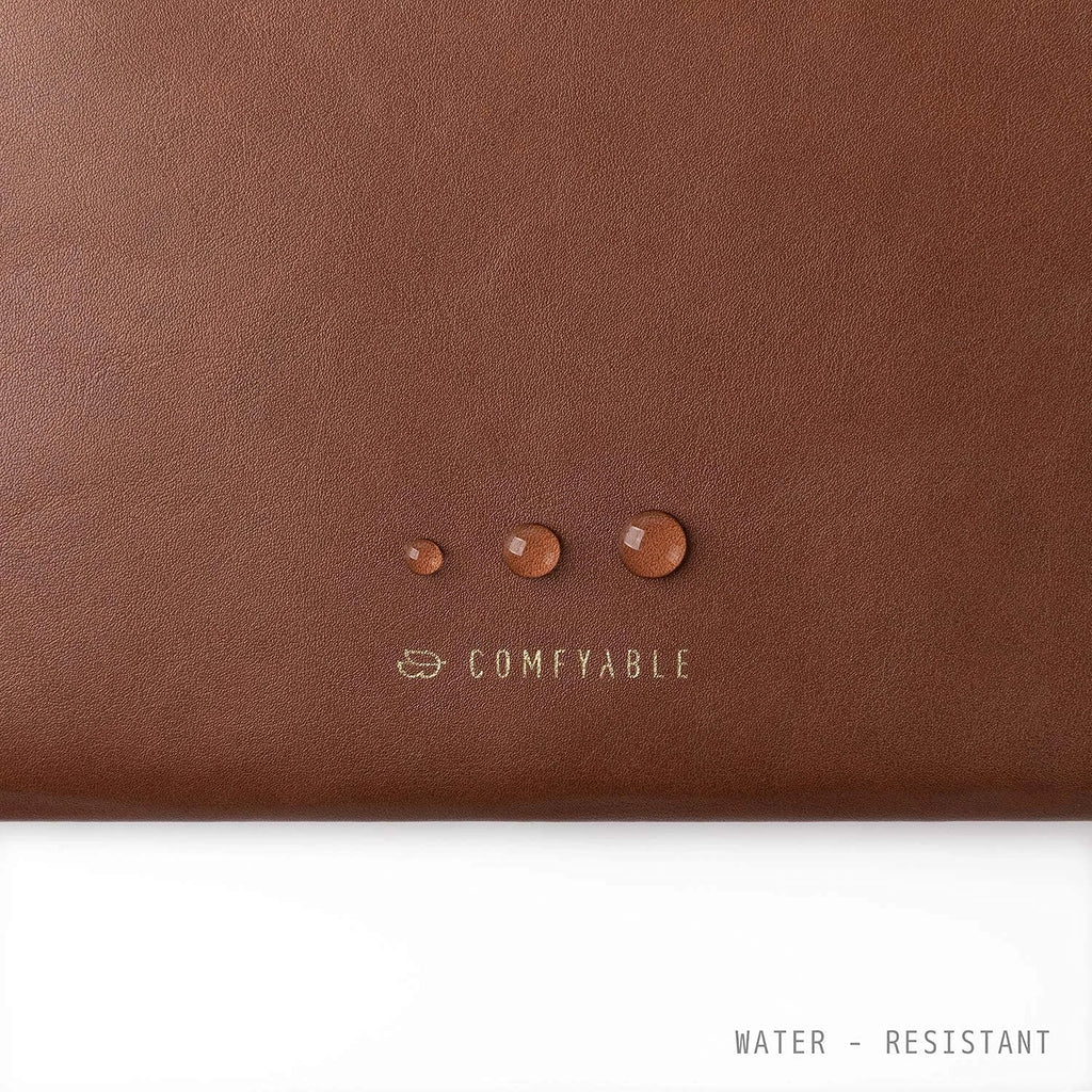 Brown Leather Laptop Sleeve Bag – 14” / 15.6”