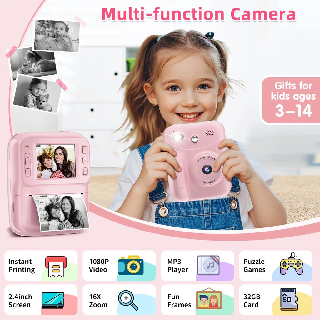 Kids Digital Print Camera