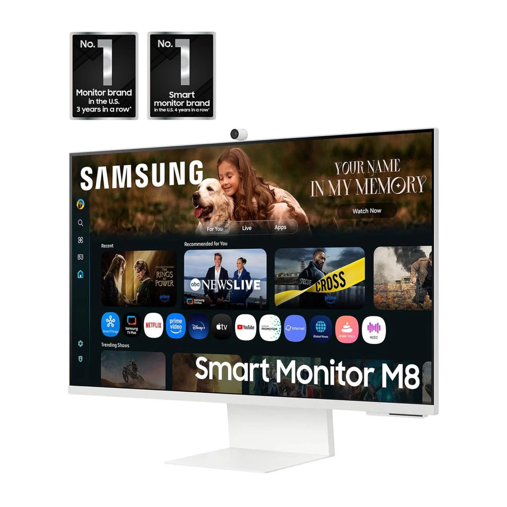 Samsung M8 LS32FM801UMXUE 32-inch 4K Smart Monitor - White