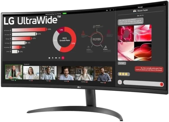 LG 34CB99-W 34-inch WQHD USB-C Curved Monitor - EX-UK