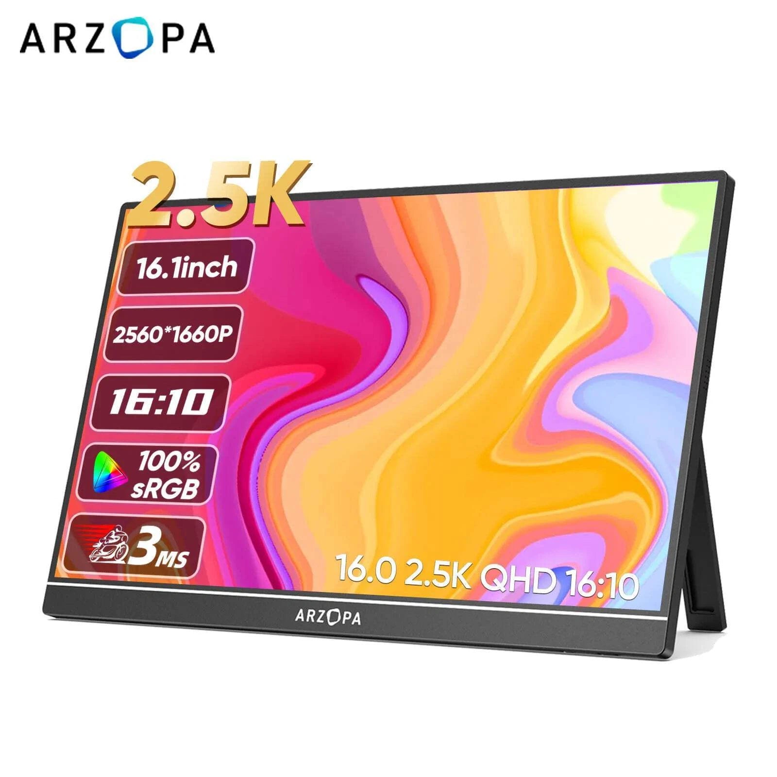 ARZOPA Z3FC E 16.1" 2.5K IPS 180Hz Portable Monitor