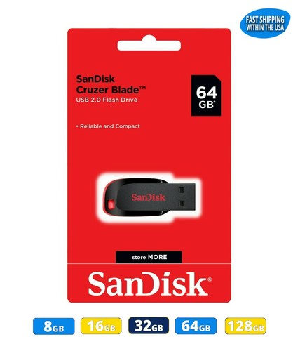 SanDisk Cruzer Blade 64GB USB Flash Drive