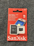 SanDisk 16GB microSDHC Class 4 Memory Card