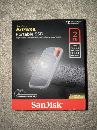 SanDisk E30 Portable SSD 2TB – Up to 800MB/s Read Speed