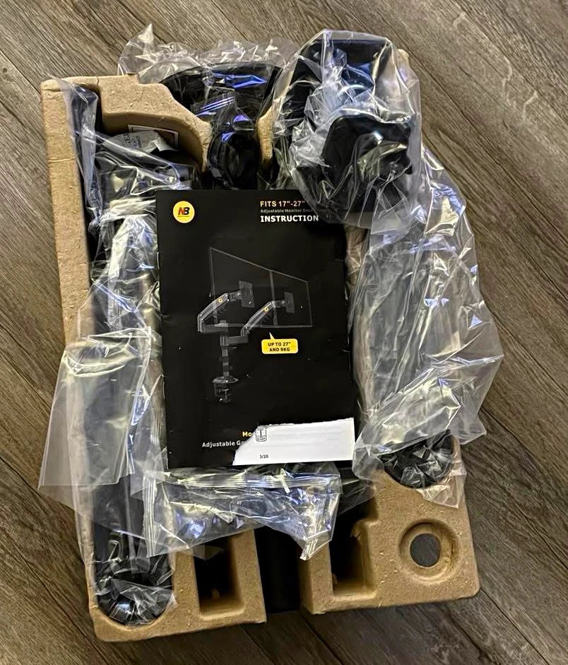 NB H180 Dual Monitor Arm for 17–32" Screens, 2–9kg per Arm