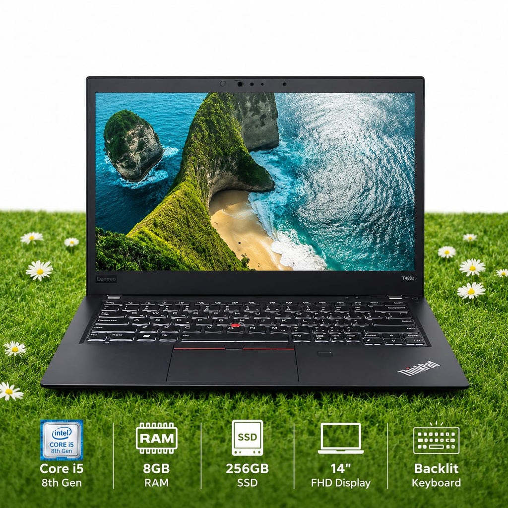 Lenovo ThinkPad T480s Core i5 8th Gen 8GB/256GB 14" FHD Touchscreen
