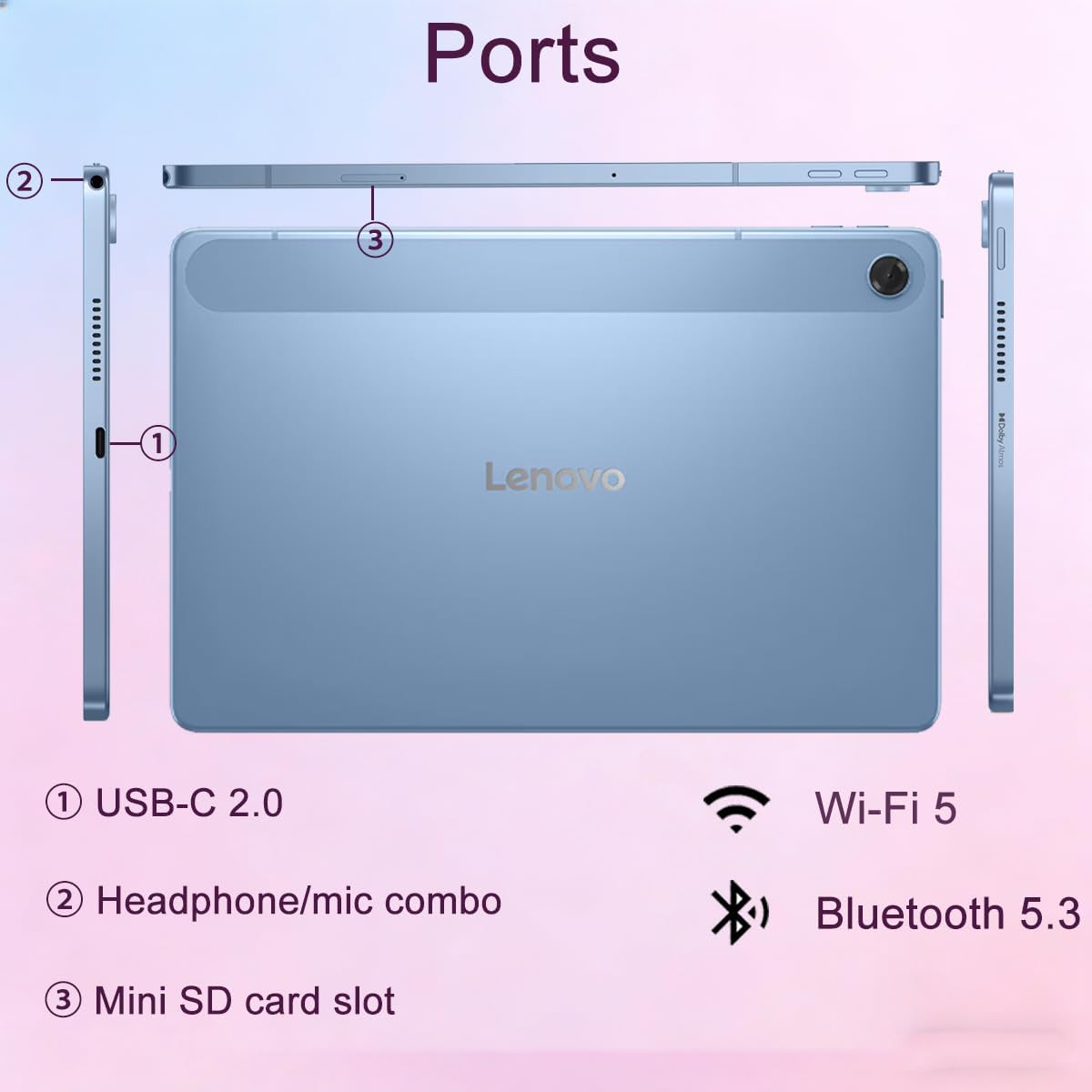 Lenovo Tab 10 | 4GB RAM | 128GB Storage | 10.1-inch Display