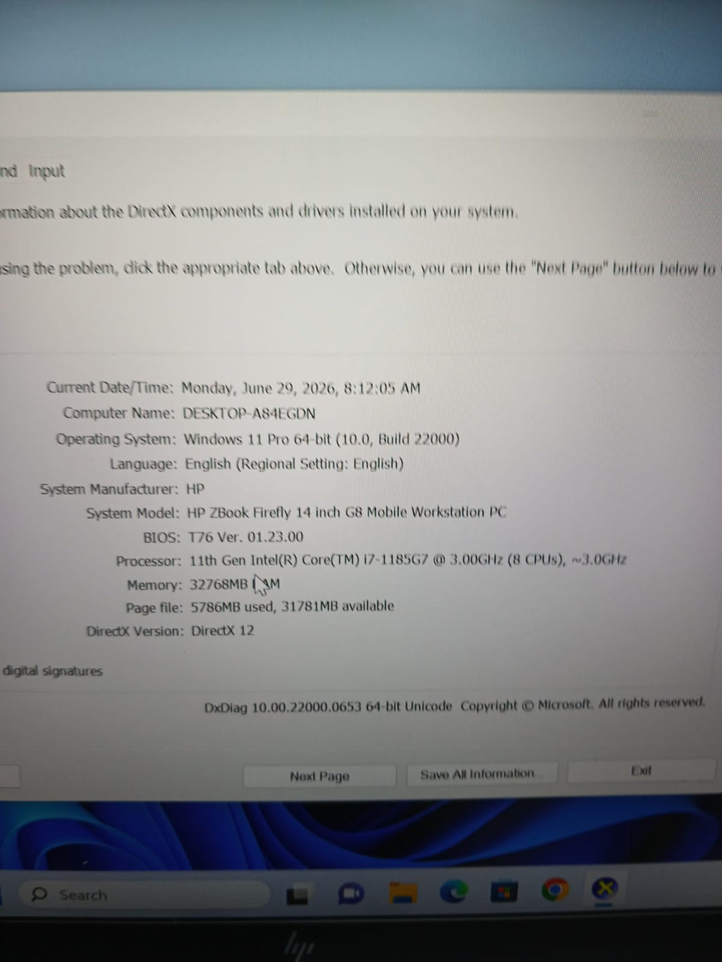 HP ZBook Firefly 11 G8 i7 16GB/512GB